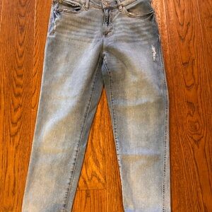 Kensie Effortless Cropped skinny Light‎ Blue Jeans